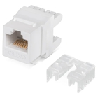 Cabeus KJ-RJ45-Cat.6A-180 Degree Вставка Keystone Jack RJ-45(8P8C), 180 градусов, категория 6A, Dual IDC (110&Krone type), белая