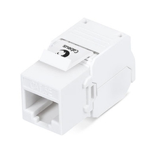 Cabeus KJ-RJ45-Cat.5e-180-Toolless Вставка Keystone Jack RJ-45(8P8C), 180 градусов, категория 5e, без инструмента Toolless, белая Cabeus KJ-RJ45-Cat.5e-180-Toolless Вставка Keystone Jack RJ-45(8P8C), 180 градусов, категория 5e, без инструмента Toolless, белая