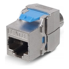 Cabeus KJ-RJ45-Cat.8-SH-180-Toolless Вставка Keystone Jack RJ-45(8P8C), 180 градусов, категория 8, полный экран, без инструмента Toolless, белая