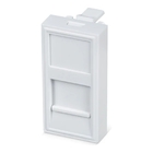 Cabeus FP-22,5-1M Вставка 45x22,5 (Mosaic) для 1 модуля формата Keystone Jack