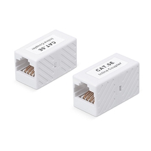 Cabeus CA-8p8c-C5e Проходной адаптер, RJ45-RJ45 (8p8c), категория 5е, неэкранированный Cabeus CA-8p8c-C5e Проходной адаптер, RJ45-RJ45 (8p8c), категория 5е, неэкранированный