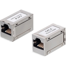 Cabeus CA-8p8c-C6-SH Проходной адаптер, RJ45-RJ45 (8p8c), категория 6, экранированный