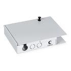 Cabeus JJT-4-SC Бокс оптический настенный на 4 SC (LC duplex) со сплайс пластиной и КДЗС (без пигтейлов и проходных адаптеров)