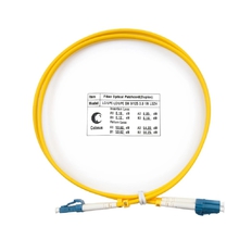 Cabeus FOP(d)-9-LC-LC-1m Шнур оптический duplex LC-LC 9/125 sm 1м LSZH Cabeus FOP(d)-9-LC-LC-1m Шнур оптический duplex LC-LC 9/125 sm 1м LSZH