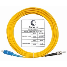 Cabeus FOP(s)-9-SC-ST-10m Шнур оптический simplex SC-ST 9/125 sm 10м LSZH