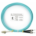 Cabeus FOP-50-LC-ST-3m Шнур оптический duplex LC-ST 50/125 mm OM3 3м LSZH