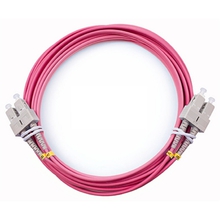 Cabeus FOP-50-OM4-SC-SC-5m Шнур оптический duplex SC-SC 50/125 mm OM4 5м LSZH