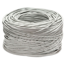 Cabeus UTP-4P-Cat.6-SOLID-GY Кабель витая пара UTP (U/UTP), категория 6, 4 пары (23 AWG), одножильный, серый (305 м)