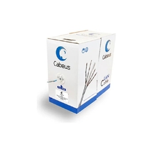 Cabeus FTP-4P-Cat.5e-PATCH-GY Кабель витая пара FTP (F/UTP), категория 5e, 4 пары, (26 AWG), многожильный (patсh), серый (305 м)