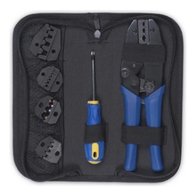 Cabeus HT-TK-04 Набор инструментов ( инструмент обжимной для кабельных наконечников, отвертка, сменные  насадки 5 шт.  )