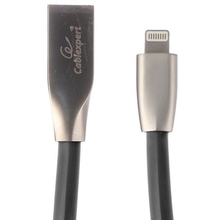 Cablexpert Кабель для Apple CC-G-APUSB01Bk-1.8M, AM/Lightning, серия Gold, длина 1.8м, черный, блистер Cablexpert Кабель для Apple CC-G-APUSB01Bk-1.8M, AM/Lightning, серия Gold, длина 1.8м, черный, блистер