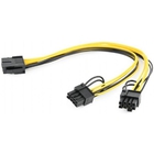 Cablexpert Кабель питания PCI-Express 6-пин на 6+2 пин x 2 шт., 0.3 м (CC-PSU-85)