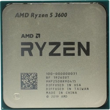 CPU AMD Ryzen 5 3600 OEM {3.6GHz up to 4.2GHz/6x512Kb+32Mb, 6C/12T, Matisse, 7nm, 65W, unlocked, AM4}