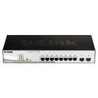 D-Link DGS-1210-10P/FL1A Управляемый коммутатор 2 уровня с 8 портами 10/100/1000Base-T и 2 портами 1000Base-X SFP (8 портов с поддержкой PoE 802.3af/802.3at (30 Вт), PoE бюджет 65 Вт)