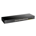 D-Link DGS-1250-28X/A1A  Настраиваемый коммутатор 2 уровня c 24 портами 10/100/1000Base-T и 4 портами 10GBase-X SFP+