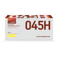 Easyprint Cartridge 045H Y Картридж LC-045H Y для Canon i-SENSYS LBP611Cn/613Cdw/MF631Cn/633Cdw/635Cx  (2200 стр.) желтый, с чипом