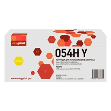 Easyprint Cartridge 054HY Картридж LC-054H Y  для Canon i-Sensys LBP621Cw/LBP623Cdw/MF641Cw/MF643Cdw/MF645Cx (2300 стр.) желтый, с чипом