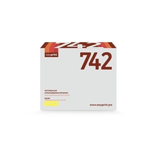 Easyprint CE742A Картридж (LH-742) для HP CLJ CP5225/5225n/5225dn  (7300 стр.) желтый, с чипом, восст.