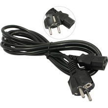 Exegate EP280648RUS Кабель питания ExeGate Power PC-3P (Евровилка Schuko->С13) VDE-250V-3*0.5mm2, медь, черный, 3м. Exegate EP280648RUS Кабель питания ExeGate Power PC-3P (Евровилка Schuko->С13) VDE-250V-3*0.5mm2, медь, черный, 3м.