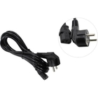 Exegate EP280663RUS Кабель питания ExeGate Power PC-3P (Евровилка угловая Schuko->С13) VDE-250V-3*1.0mm2, медь, черный, 3м.