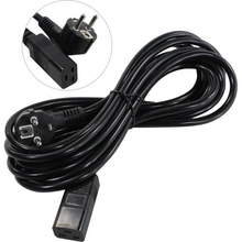 Exegate EP280671RUS Кабель питания ExeGate Power PC19-5P (Евровилка Schuko->С19) VDE-250V-3*1.5mm2, медь, черный, 16А, 5м.