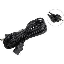 Exegate ES280996RUS Кабель питания ExeGate Special PC-3S (Евровилка Schuko->С13) 3*0.75mm2, CCA, черный, 3м.