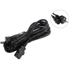 Exegate ES280996RUS Кабель питания ExeGate Special PC-3S (Евровилка Schuko->С13) 3*0.75mm2, CCA, черный, 3м.