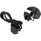 Exegate ES281010RUS Кабель питания ноутбуков ExeGate Special PC5-1,8S (Евровилка Schuko->С5) 3*0.75mm2, ССА, черный, 1.8м.