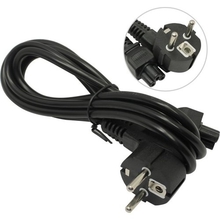 Exegate ES281006RUS Кабель питания ноутбуков ExeGate Special PC5-1,8S (Евровилка Schuko->С5) 3*0.5mm2, CCA, черный, 1.8м.