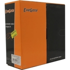 Exegate EX281812RUS Кабель Exegate FUTP4-C5e-CCA-S24-IN-PVC-GY-100 FTP 4 пары кат.5e CCA, 24AWG, экран, бухта 100м, серый, PVC Exegate EX281812RUS Кабель Exegate FUTP4-C5e-CCA-S24-IN-PVC-GY-100 FTP 4 пары кат.5e CCA, 24AWG, экран, бухта 100м, серый, PVC