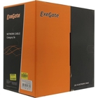 Exegate EX281820RUS Кабель Exegate  UTP4-C5e-CU-S24-IN-LSZH-OR-305 UTP 4 пары кат.5e медь, 24AWG, LSZH, бухта 305м, оранжевый