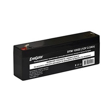Exegate EX282957RUS Exegate EX282957RUS Аккумуляторная батарея ExeGate DTM 12022 (12V 2.2Ah), клеммы F1