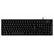 Genius Smart KB-101 Black {классическая раскладная, SmartGenius, влагоустойчивая, клавиш 105, провод 1,5 м, USB} [31300006411]