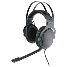 Gembird MHS-G700U, черн, мембрана 53мм, метал корпус, рег громкости, каб ткан 2.5м					