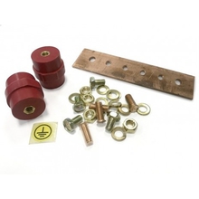 Hyperline TGRB-SET Комплект заземления для шкафов (шина заземления+винты)