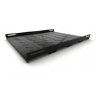 Hyperline TSH3H-650-RAL9004 Полка стационарная усиленная, глубина 650 мм, с боковым креплением, нагрузка до 100 кг, для шкафов серии TTB, TTR, TTC2, 485х650мм (ШхГ), цвет черный (RAL 9004)