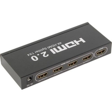 ORIENT HSP0104HL-2.0, HDMI 4K Splitter 1->4, HDMI 2.0/3D, UHDTV 4K/ 60Hz (3840x2160)/HDTV1080p, HDCP2.2, внешний БП 5В/2.0А, метал.корпус (30680) ORIENT HSP0104HL-2.0, HDMI 4K Splitter 1->4, HDMI 2.0/3D, UHDTV 4K/ 60Hz (3840x2160)/HDTV1080p, HDCP2.2, внешний БП 5В/2.0А, метал.корпус (30680)