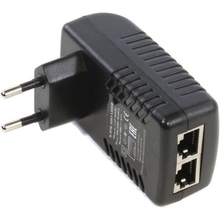ORIENT SAP-48POE, PoE инжектор питания 24 Вт, AC 100-240V/ DC 48V, 0.5A, вход: RJ45 LAN 10/100, выход: RJ45 PoE тип B (4/5+,7/, совместим с оборудованием PoE IEEE 802.3af, уст.в розетку (29968)