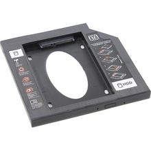 ORIENT UHD-2SC9PL, Шасси для 2.5" SATA HDD для установки в SATA отсек оптического привода ноутбука 9.5 мм, пластик (30842)
