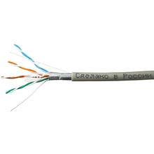 SkyNet Кабель FTP indoor 4x2x0,46, медный, FLUKE TEST, кат.5e, однож., 100 м, box, серый [CSL-FTP-4-CU/100]