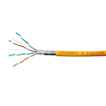 SkyNet Кабель FTP нг-LSZH 4x2x0,48, низкое дымовыделение, нулевое содержание галогенов, оранжевый [CSS-FTP-LSZH-4-CU]