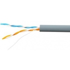 SkyNet Кабель UTP indoor 2x2x0,46, медный, FLUKE TEST, кат.5e, однож., (100м) box, серый [CSL-UTP-2-CU/100]