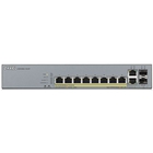 ZYXEL GS1350-12HP-EU0101F L2 коммутатор PoE+ для IP-видеокамер 10xGE (8xPoE+), 2xSFP, бюджет PoE 130 Вт, дальность передачи питания до 250 м, автоперезагрузка PoE-портов
