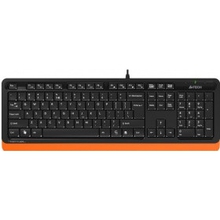Клавиатура A-4Tech Fstyler FK10  ORANGE черный/оранжевый USB [1147534]