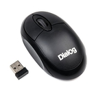 Мышь MROC-10U Dialog Comfort RF 2.4G Optical - 3 кнопки + ролик прокрутки, USB, черная