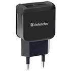 Defender Сетевой адаптер 2xUSB,5V/2.1А кабель microUSB , (UPC-21) (83581)