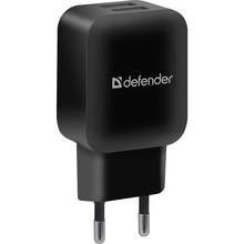 Defender Сетевой адаптер 2xUSB, 5V/2.1А, черный, пакет (EPA-13) (83840) Defender Сетевой адаптер 2xUSB, 5V/2.1А, черный, пакет (EPA-13) (83840)