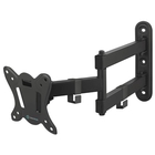 ONKRON BASIC R4 чёрный Для телевизоров диагональю 10"-27" Максимальная нагрузка: 25 кг VESA: 75х75, 100х100 мм 