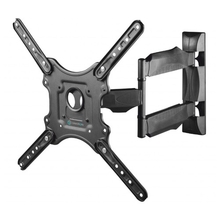 ONKRON M4 чёрный Для телевизоров диагональю 32"-55" Максимальная нагрузка: 35 кг VESA: 100x100, 200x100, 200x200, 200x300, 200x400, 300x200, 300x300, 300x400,  400x200, 400x300, 400x400 мм 