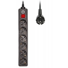 BURO Сетевой фильтр 600SH-1.8-B black (1.8м, 6 розеток) (992264) BURO Сетевой фильтр 600SH-1.8-B black (1.8м, 6 розеток) (992264)